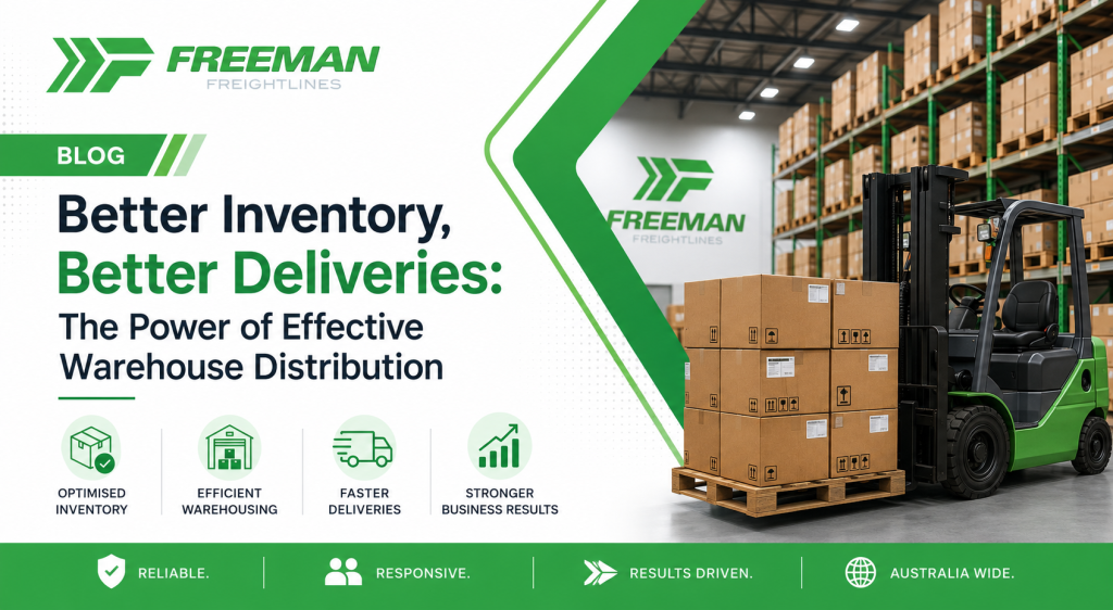 Effective werehouse distribution for better deliveries accros Australia